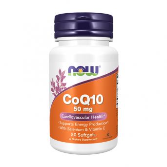 Now CoQ10 50 mg 50 Softgels