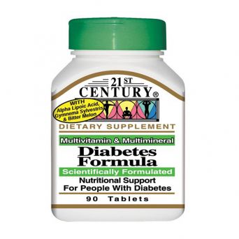 21st Century Diabetic Support Formula 90 Tablets