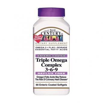 21st Century Triple Omega Complex 3-6-9 90 Coated Softgels