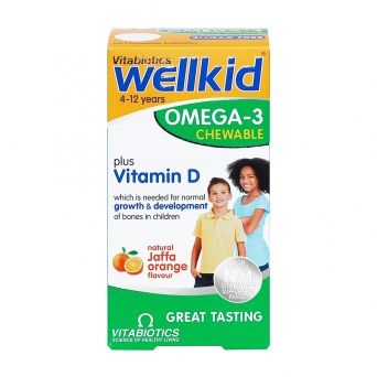 Vitabiotics Wellkid Omega-3 Soft Chewable Capsule 60's