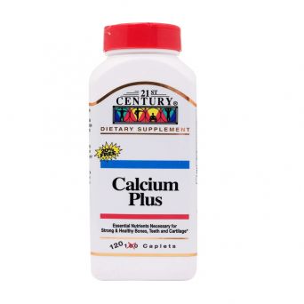 21st Century Calcium Plus 120 Caplets