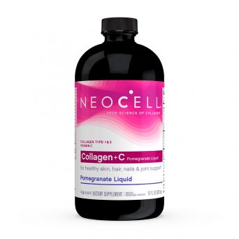 Neocell Collagen + C Pomegranate Liquid 4000mg 16 Oz