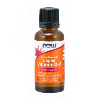 Now Vitamin D-3 Liquid, Extra Strength 1 Fl. Oz.