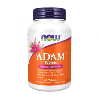 Now Adam Men'S Multiple Vitamin 60 Tablets