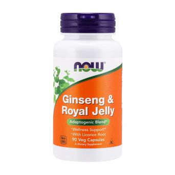 Now Ginseng & Royal Jelly 90 Capsules