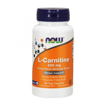 Now Sports, L-Carnitine 500mg 60 Veg Capsules