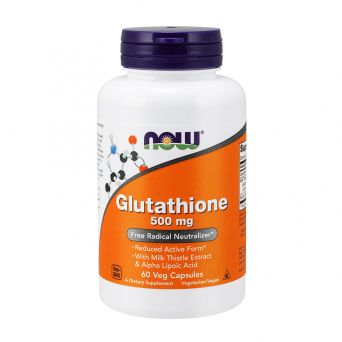 Now Foods Glutathione 500mg 60 Veg Capsules