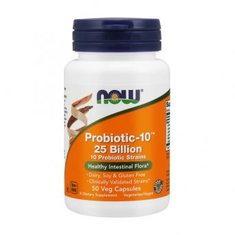 Now Foods Probiotic-10 25 Billion 50 Veg Capsules