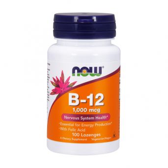 Now Foods Vitamin B-12 1000 Mcg 100 Chewable Lozenges