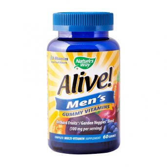 Nature's Way Alive, Men's Gummy Vitamin 60 Gummies