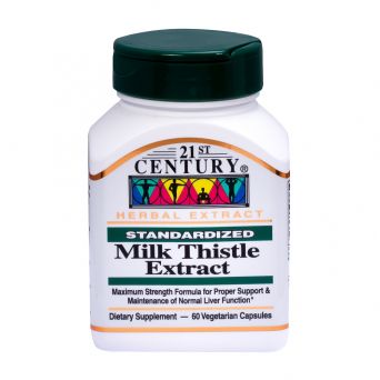 21st Century Milk Thistle Extract 60 Capsules