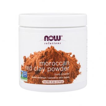 Now Solutions, Red Clay Powder Moroccan 6 Oz.