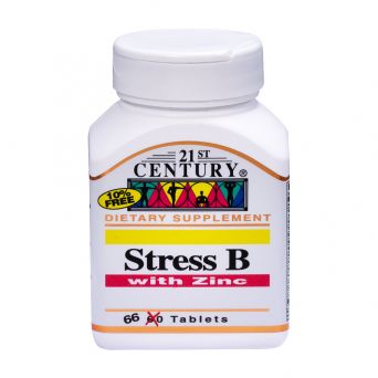 21st Century Stress B With Zinc 66 Tablets
