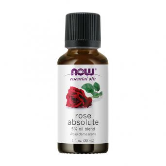 Now Essential Oils, Rose Absolute Oil 5% Blend 1 Fl. Oz