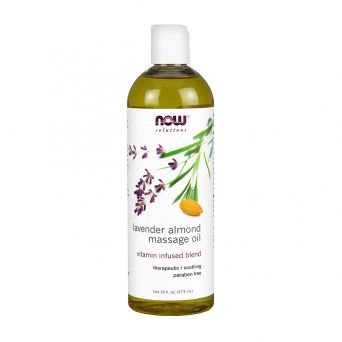 Now Lavender Almond Massage Oil 16 fl oz. / 473 ml