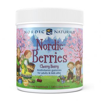 Nordic Naturals, Nordic Berries Cherry Berry, 120 Gummy Berries