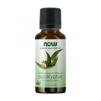 Now Organic Essential Oils, Organic Eucalyptus Oil 1 oz