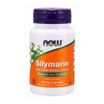 Now Foods Silymarin Milk Thistle Extract 150 mg 60 Veg Capsules