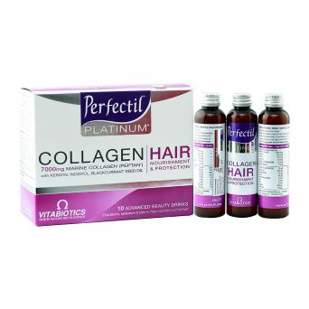 Vitabiotics Perfectil Platinum Collagen Hair Drink 10 Bottles X 50ml