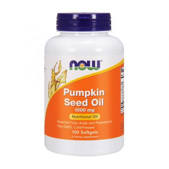 Now Foods Pumpkin Seed Oil 100mg 100 Softgels