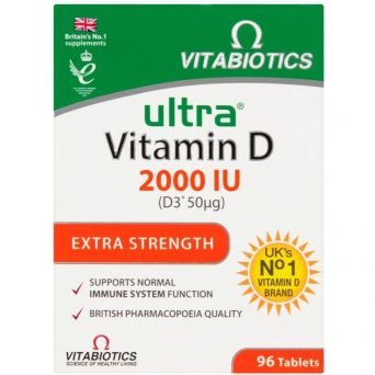 Vitabiotics Ultra Vitamin D 2000IU Tablet 96's