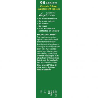 Vitabiotics Ultra Vitamin D 2000IU Tablet 96's