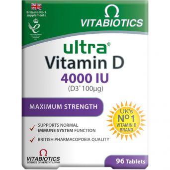 Vitabiotics Ultra Vitamin D 4000Iu Tablet 96's