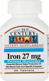 21st Century Iron 27Mg Tablet 30's