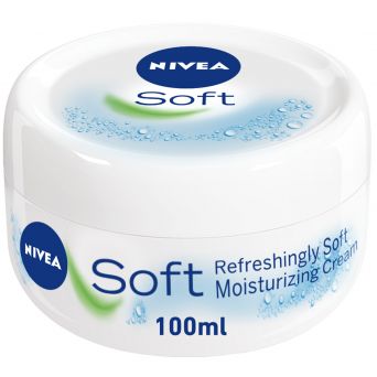 Nivea Soft Moisturizing Cream, Refreshingly Soft, Jar 100ml