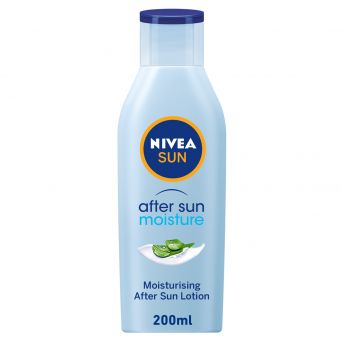 Nivea Sun After Sun Moisturizing Lotion, Aloe Vera & Avocado Oil, 200ml