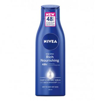 Nivea Nourishing Body Lotion, Almond Oil, Extra Dry Skin, 250ml