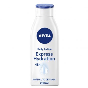 Nivea Express Hydration Body Lotion, Sea Minerals, Normal & Dry Skin, 250ml