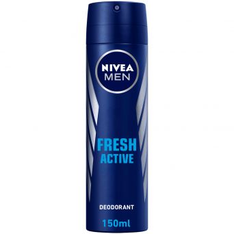 Nivea Men Fresh Active, Antiperspirant for Men, deodorant Fresh Scent, Spray 150ml