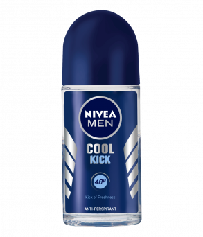 Nivea Men Cool Kick, Deodorant for Men, Fresh Scent, Roll-on 50ml