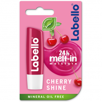Labello Lip Care, Moisturizing Lip Balm, Cherry Shine, 4.8gr