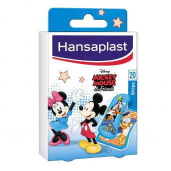 Hansaplast Disney Mickey Mouse & Friends Plasters, 20 Strips