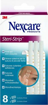 Nexcare Steri-Strip Skin Closure 8's