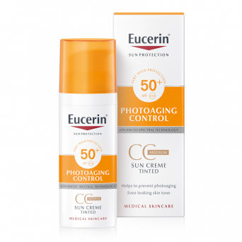 Eucerin Sun Cream Tinted CC Medium SPF50+ 50ml