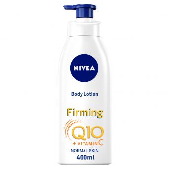 Nivea Q10+ Vitamin C Firming Body Lotion, Vitamin C, Normal Skin, 400ml