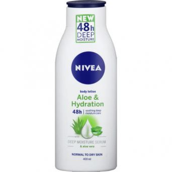 Nivea Aloe & Hydration Body Lotion, Aloe Vera, Normal to Dry Skin, 400ml