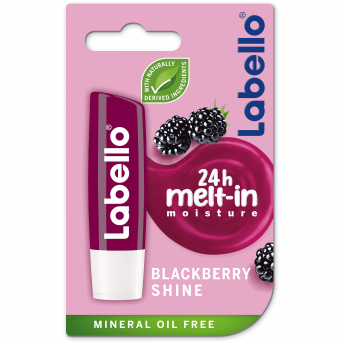 Labello Lip Care, Blackberry Shine, Lip Balm 4.8gr