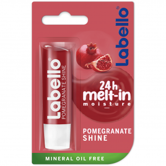 Labello Lip Care, Moisturizing Lip Balm, Pomegranate Shine, 4.8gr
