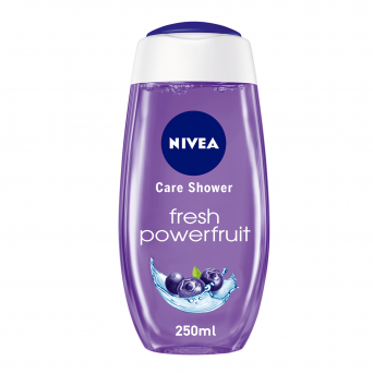 Nivea Fresh Powerfruit Shower Gel, Antioxidants, Blueberry Scent, 250ml
