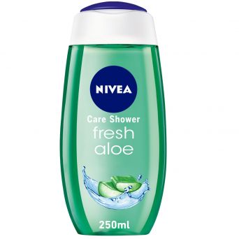 Nivea Fresh Aloe Shower Gel, Natural Aloe Vera, Fresh Scent, 250ml