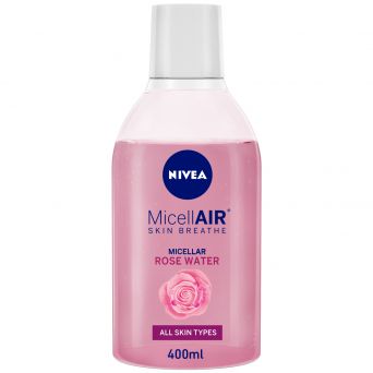 Nivea Micellar Rose Water face Makeup Remover, All Skin Types, 400ml