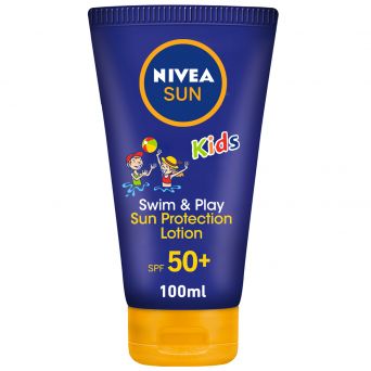 Nivea Sun Kids Swim & Play, UVA & UVB Protection Lotion, SPF50+, 100ml