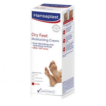 Hansaplast Moisturising Cream For Dry Feet, Hydrating Formula, 100ml