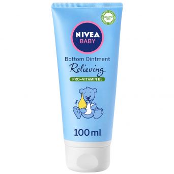 Nivea Baby Relieving Bottom OintMent Cream, With Panthenol, 100ml