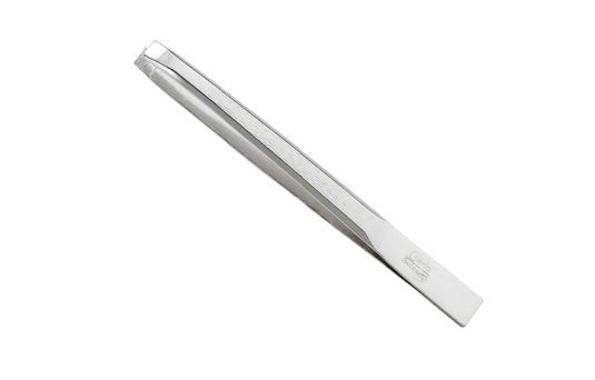 Credo Solingen Tweezer 3' Straight Nickel Plated Blister