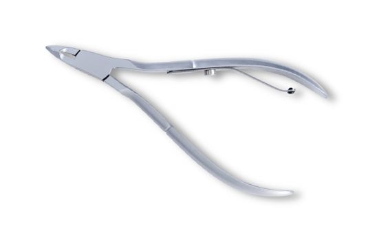 Credo Solingen Cuticle Nipper 10cm Matt Chromium Plated Blister